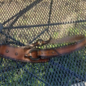Brown Leather Belt